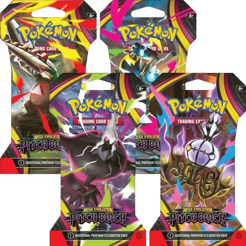 Pitch Black Sleeved Booster Pack Art Bundle (Set of 4) product image