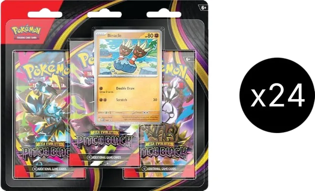 Pitch Black 3-Pack Blister Case product image